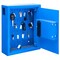 Adiroffice 40-Key Steel Digital Electronic Lock Wall-Mount Security Key Cabinet, Blue ADI680-40-BLU-MK - alternate 4